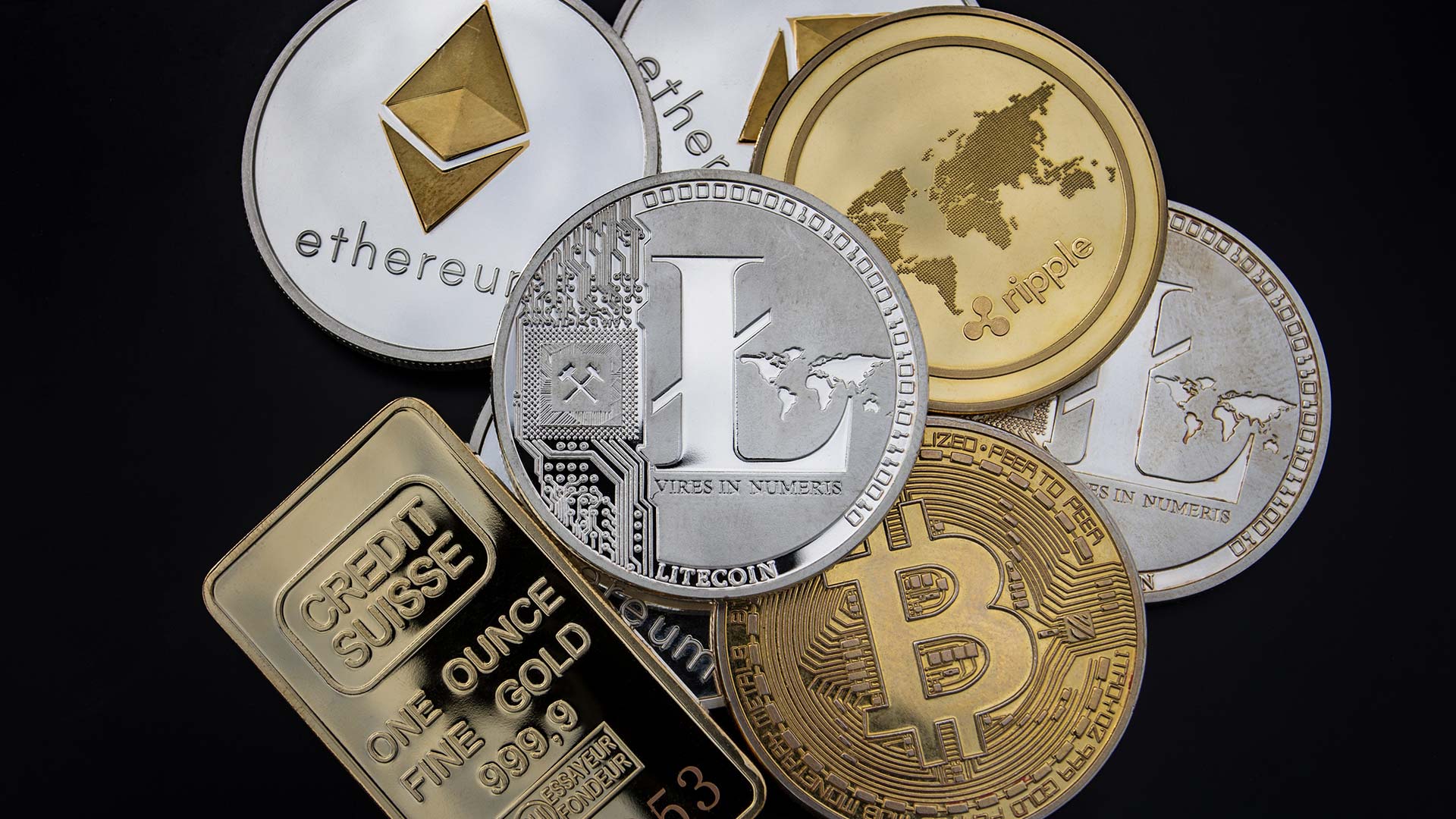 Krypto-Währungen - Litecoin, Ethereum, Bitcoin, Ripple und andere