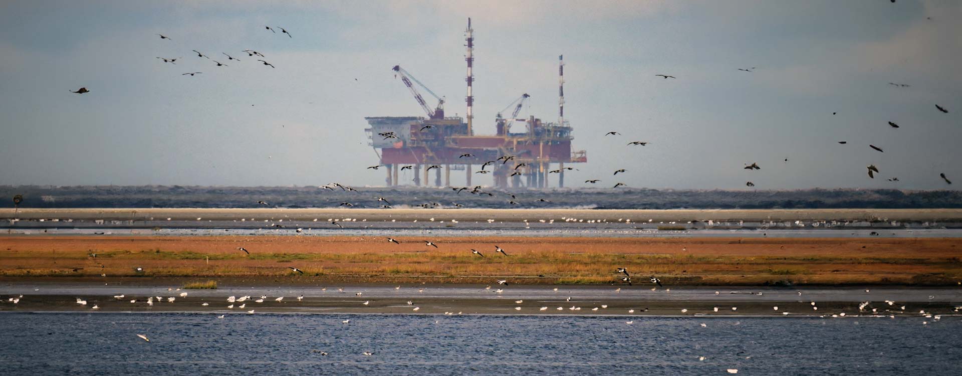 Bohrinsel in der Nordsee