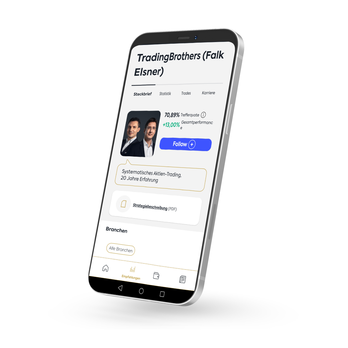 FollowMyMoney MyInvestor-Strategien